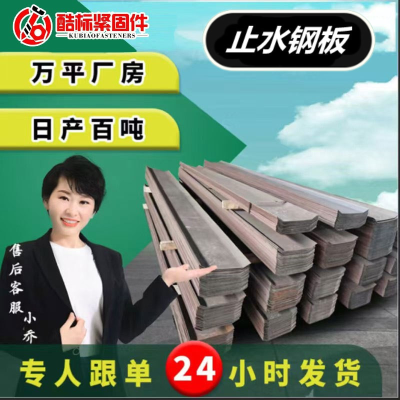 厂家现货3米建筑止水钢板建地下室用3*300*3000镀锌止水钢板