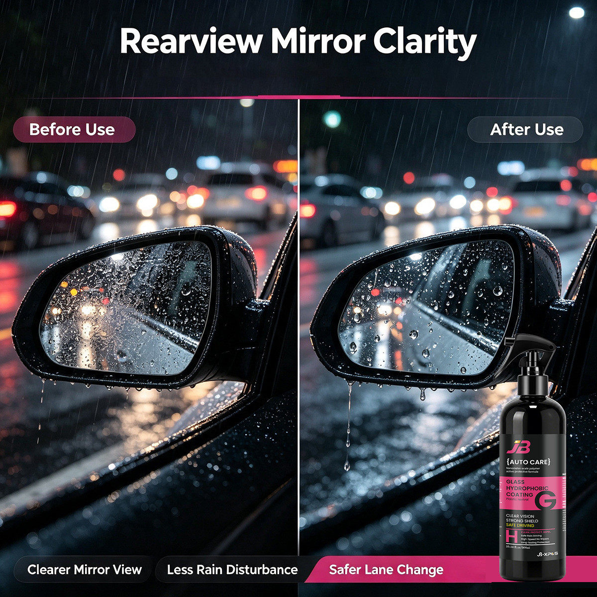 YT0403 Car Glass Anti-Fog Agent is exclusively for cross-border supply, used for rearview mirrors and car window glass to prevent fogging, rain, and water adhesion