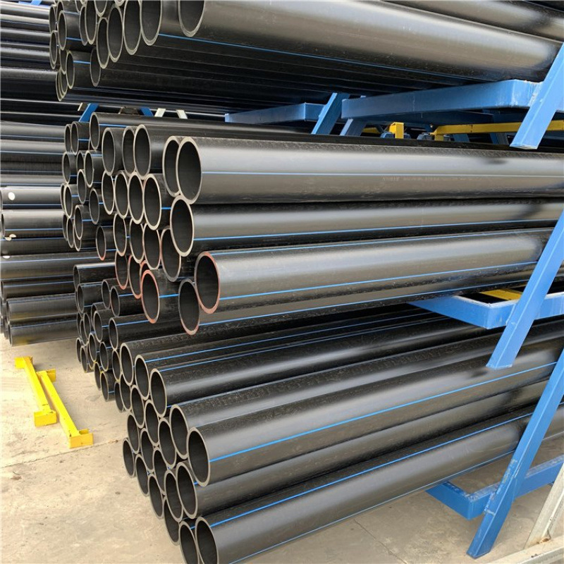 PE给水管热熔自来水管PE100给水管饮水管消防管90 110pe管160hdpe