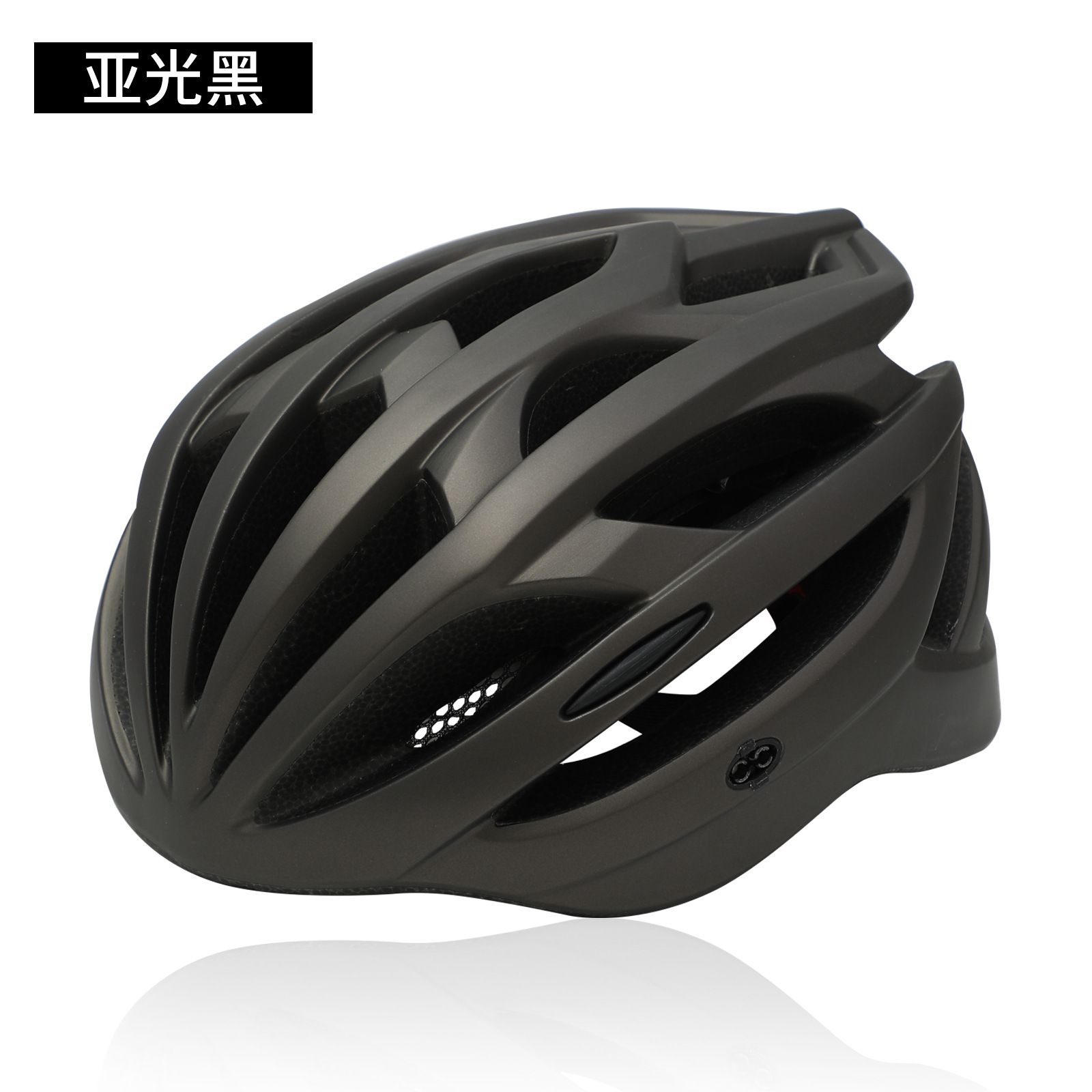 Nuevo estándar nacional casco de montar con luz trasera recargable luminoso Mountain Road bicicleta casco hombres casco equipo