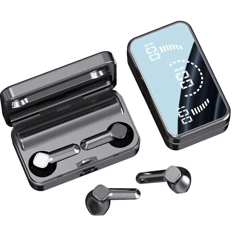 クロスボーダー爆型bluetoothイヤホン鏡面大画面無線両耳工場直供プライベートモードtws携帯電話イヤホン通v9|undefined