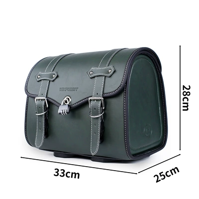 Motorcycle trunk – Motorcycle Tail Box Bag - q03avocado-green-tail-rack-quick-release-model