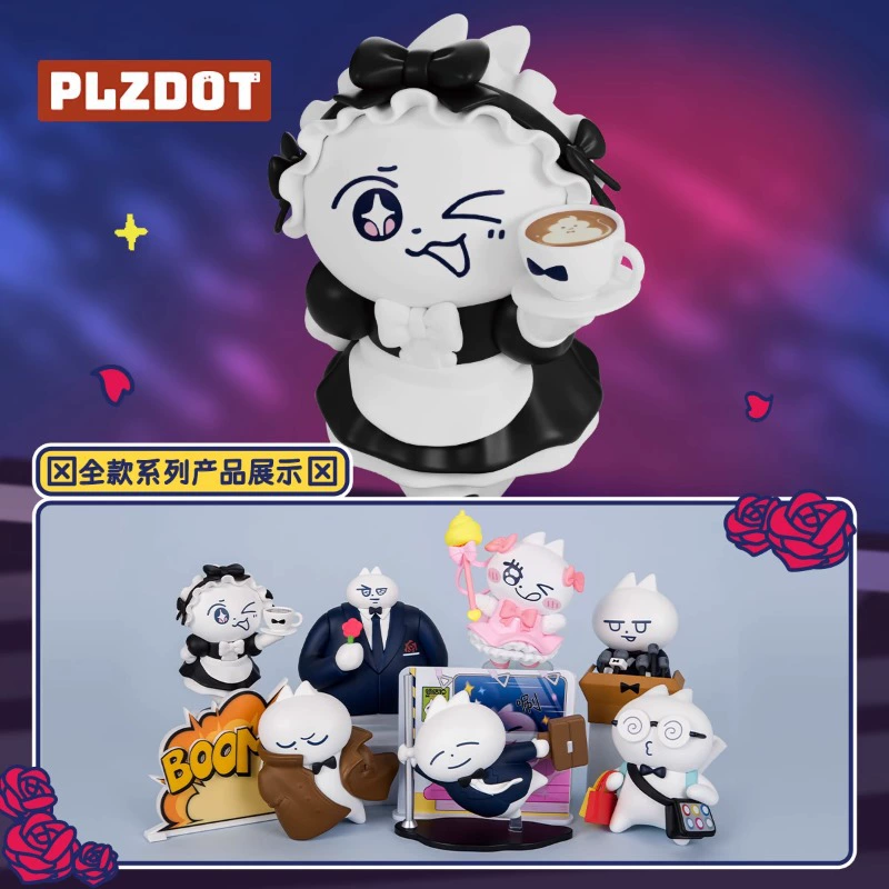 PLZDOT бабочка-галстук серия "Kitty Like Me" модные игрушечные куклы, милые фигурки в слепых коробках, украшения