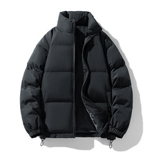 纯色立领羽绒棉服男女款2025新款冬季加厚保暖潮流休闲情侣面包服