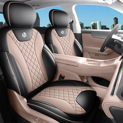Modelə uyğun (Original) oturacaq örtükləri perforated leather wear-resistant car seat