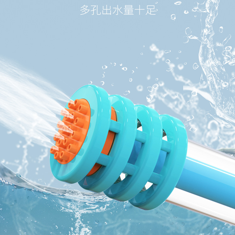 Large Gatling Water Gun, Children's Water Gun, Water Toy, Water-Pumping Multi-Hole Large-Capacity Water Gun, Suitable for Use in Tourist Areas