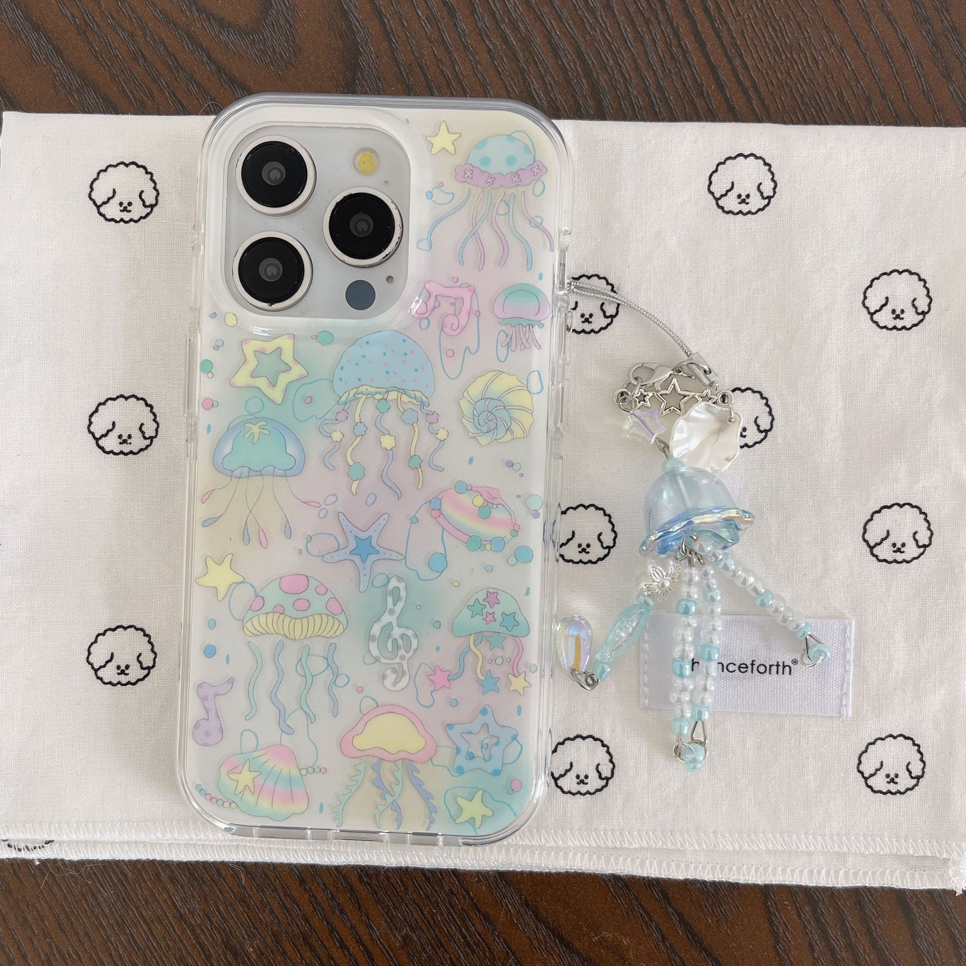 Summer dopamina medusa para Apple 16ProMax funda para teléfono móvil 15Pro Colgante 14/13 Pareja 15PM Mujer