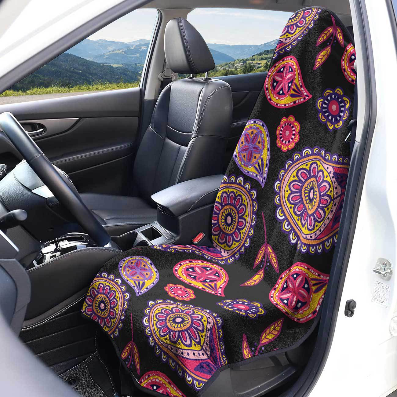 Car seat towel cover, front seat protector, suitable for gym and exercise, universal for all seasons, car use 169