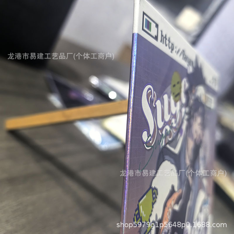 新しいファン二次元アニメーションアクリルダブルフラッシュカラー紙ポストカード装飾品二次元カードギフト|undefined
