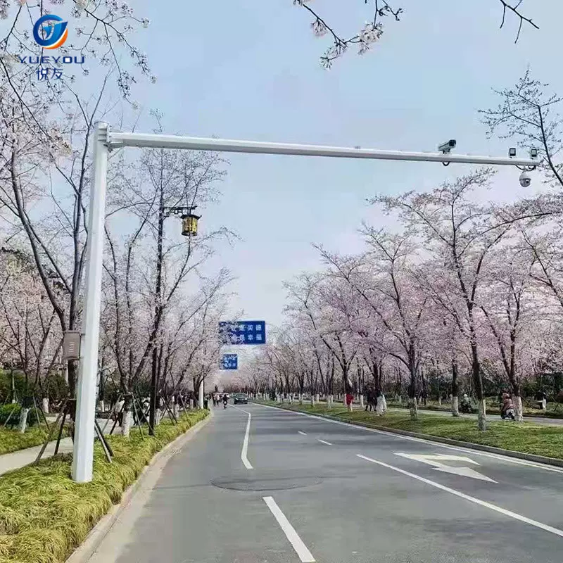 厂商供应道路监控立杆卡口交通信号灯杆八角杆小区电子监控杆现货