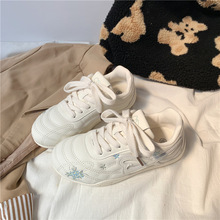 2025秋季新款韩版小白鞋女港风小众潮流板鞋原宿帆布鞋子远波3302