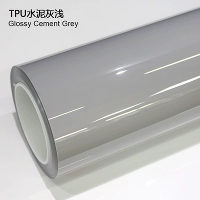Cross-Border Tpu Color-Changing Film: Auto Color Change Film - tpu-cement-gray-light-1524m15m