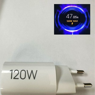 Suitable for Xiaomi 120Wgan Gallium Nitride Small Pudding European Charger Set Gold Standard Fast Charging Head