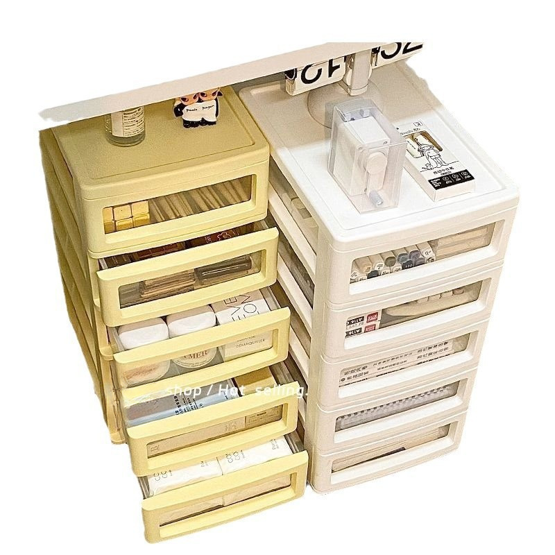 見栄えの良い引き出し型収納キャビネット、スナックや文具、多層トロリー収納キャビネット、自宅の寝室の床置き収納ラック|undefined