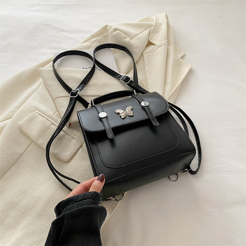 Butterfly mochila para mujeres 2024 nuevo retro versátil mochila escolar pequeña mochila de estilo universitario bolso de clase