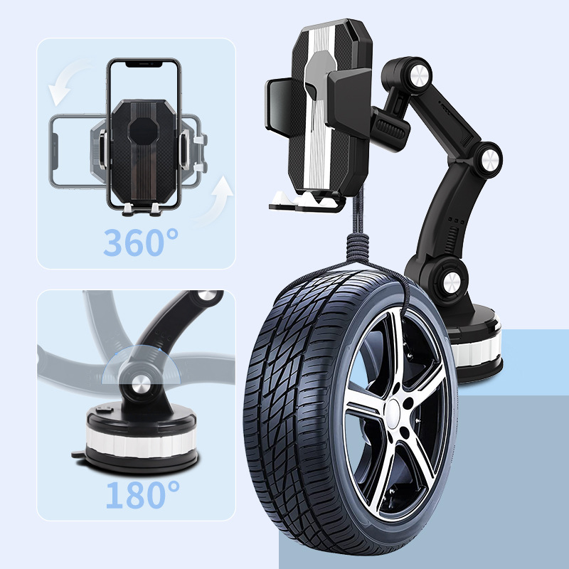 Nuevo camión grande soporte de teléfono móvil multifunción coche teléfono móvil espejo retrovisor fijo soporte de navegación marco transfronterizo al por mayor