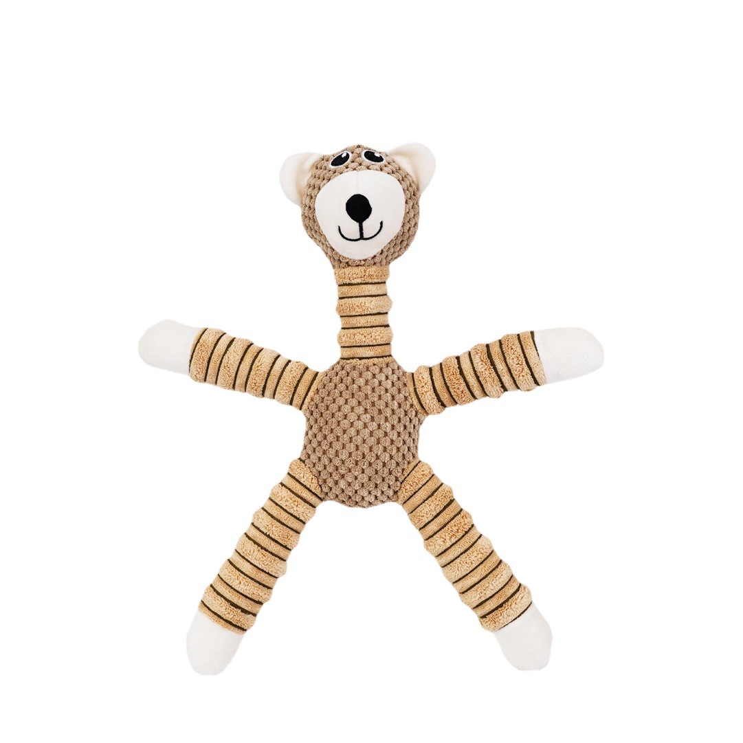 Juguete para perro con sonido, resistente a mordeduras, para entrenamiento, relieve de estrés para cachorros