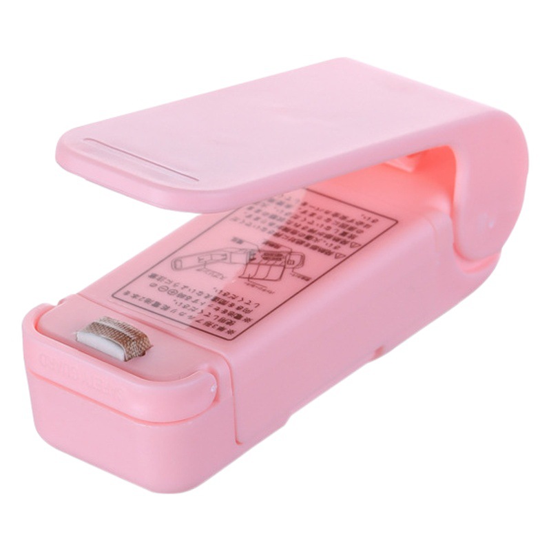 Máquina de sellado de aperitivos pequeña mini máquina de sellado de plástico embalaje bolsa de plástico para el hogar máquina de sellado al vacío de conservación de alimentos