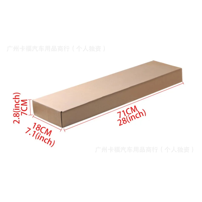 Universal Car Modified Rear Bumper 67cm Spoiler Surround Wind Deflector Shark Fin Rear Surround Deflector