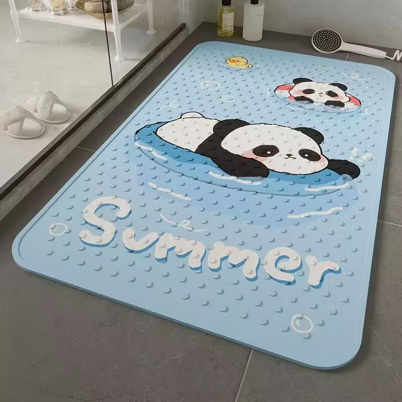 Bathroom Anti-Slip Mat, Shower Mat, Kidsren's Bathroom Foot Mat, Anti-Fall Waterproof Mat, Toilet Bathroom Floor Mat