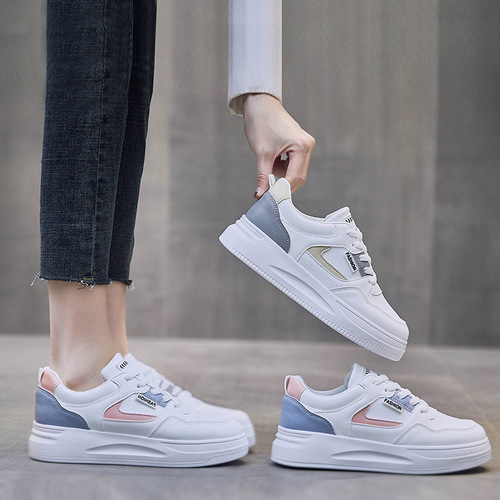 Women's 2025 Spring Breathable Thick Sole Korean Style Platform Shoes for Beginners - Ins Trend - QR663