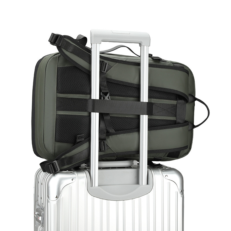 Cross-Border Large Capacity Fashion Simple Men's Vacuum Compression Expandable Travel Laptop Backpack Trip Business Bag_voghion.com