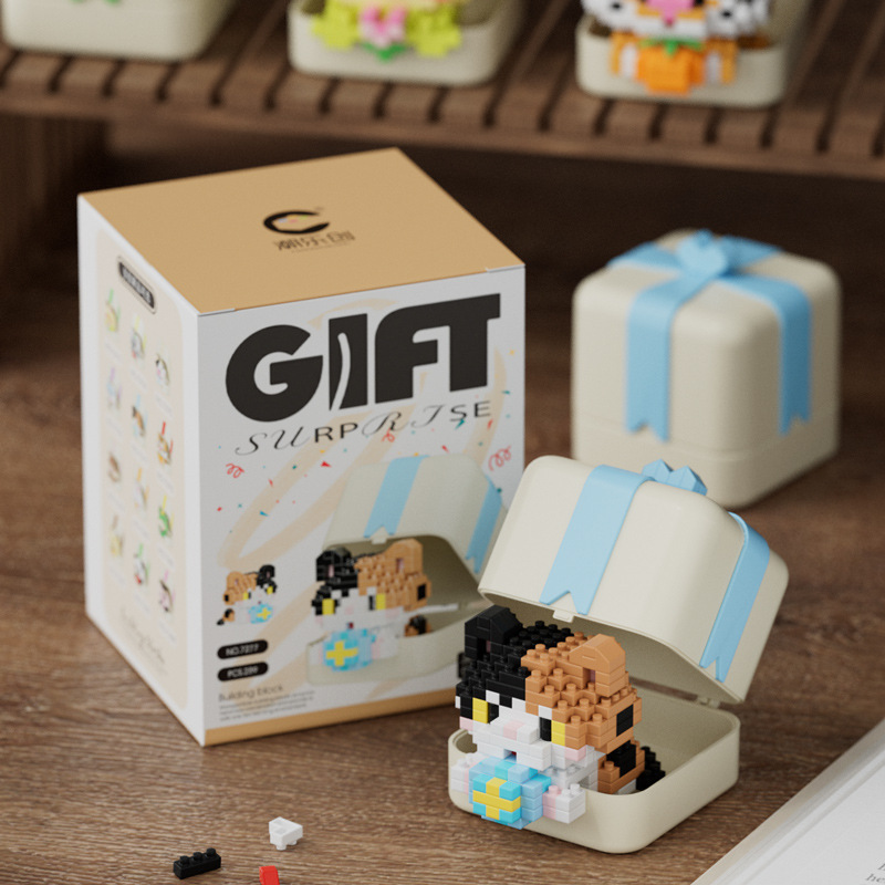 Caja de regalo para gatitos + 289 gránulos