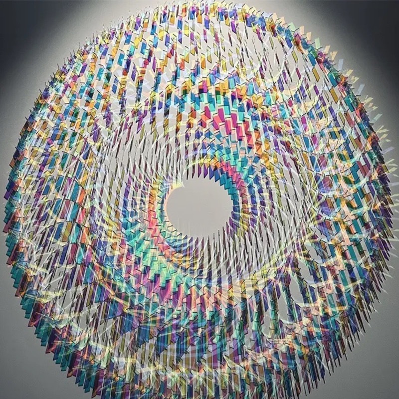 小方块炫克力板镭射幻彩二向色板3