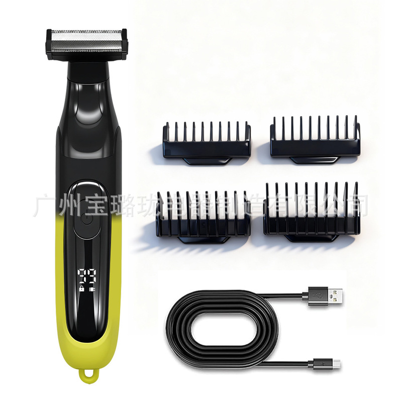 Cross-Border Full Body Washable Beard Trimming Razor Men's Electric Shaver Beard Styling Clipper Trimming Sideburn Razor Cross-Border Full Body Washable Beard Trimming Razor Men's Electric Shaver Beard Styling Clipper Trimming Sideburn Razor