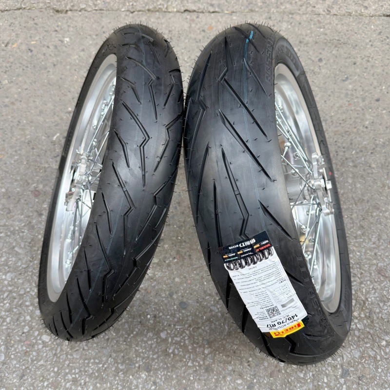 Ultra Bee Modified Front 110/70-17 Rear 140/70-17 BFG Semi-Heat-Melt Racing Tire Assembly
