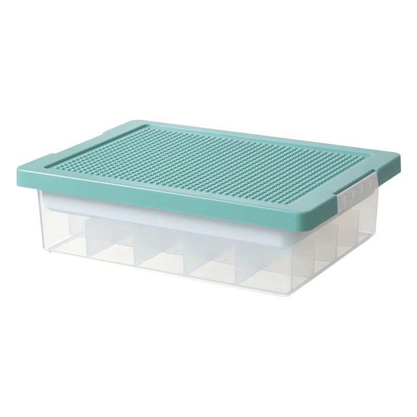 Caja de almacenamiento de juguetes Lego bloques de construcción clasificación piezas compartimiento pequeño artefacto de almacenamiento de partículas caja de almacenamiento de juguetes para niños