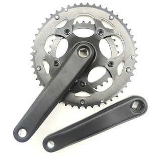 8/9 speed road bicycle variable speed tooth plate 50/34 tooth positioning plate 170mm aluminum alloy square hole crank