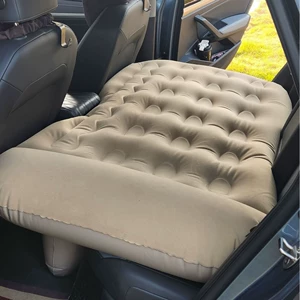 Wholesale Cross-Border Dropshipping Inflatable Car Bed Car Inflatable Bed Car Rear Seat Bed Flocking Pv Outdoor Camping