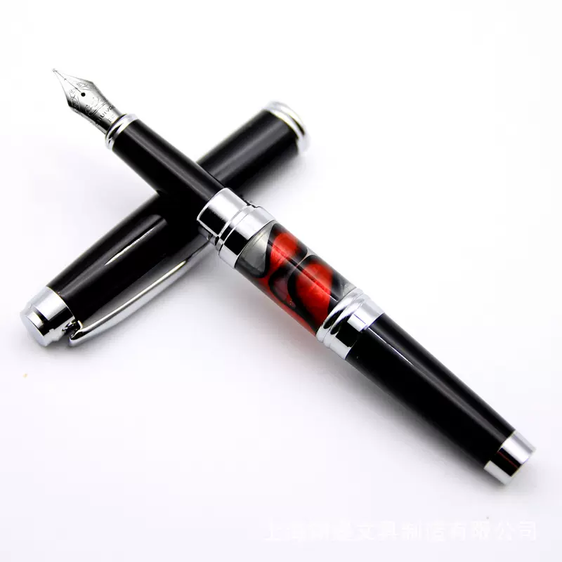 【源头厂家】商务办公练字书写亚克力金属结合定制精品钢笔刻字