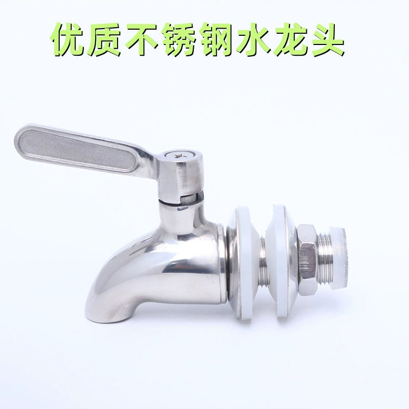 Стеклянная бутылка пузырьковая бутылка кран из нержавеющей стали кран Керамическая винная банка сопло для воды винная банка винный бочонок клапан переключатель