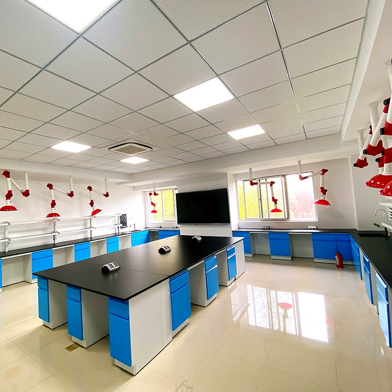 Стальной деревянный лабораторный стол рабочий стол боковая платформа физико-химический столешница шкаф для испытаний лекарств