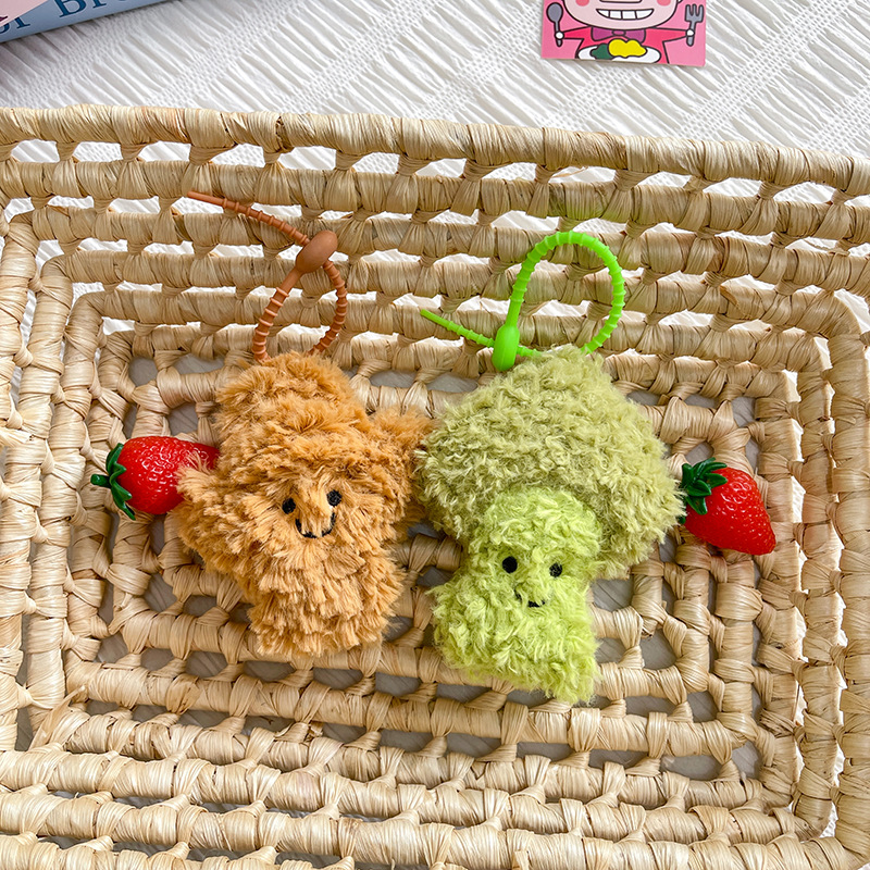 Ins viento lindo colgante de dibujos animados West Highland cachorro muñeco de peluche tendencia mochila muñeca llavero