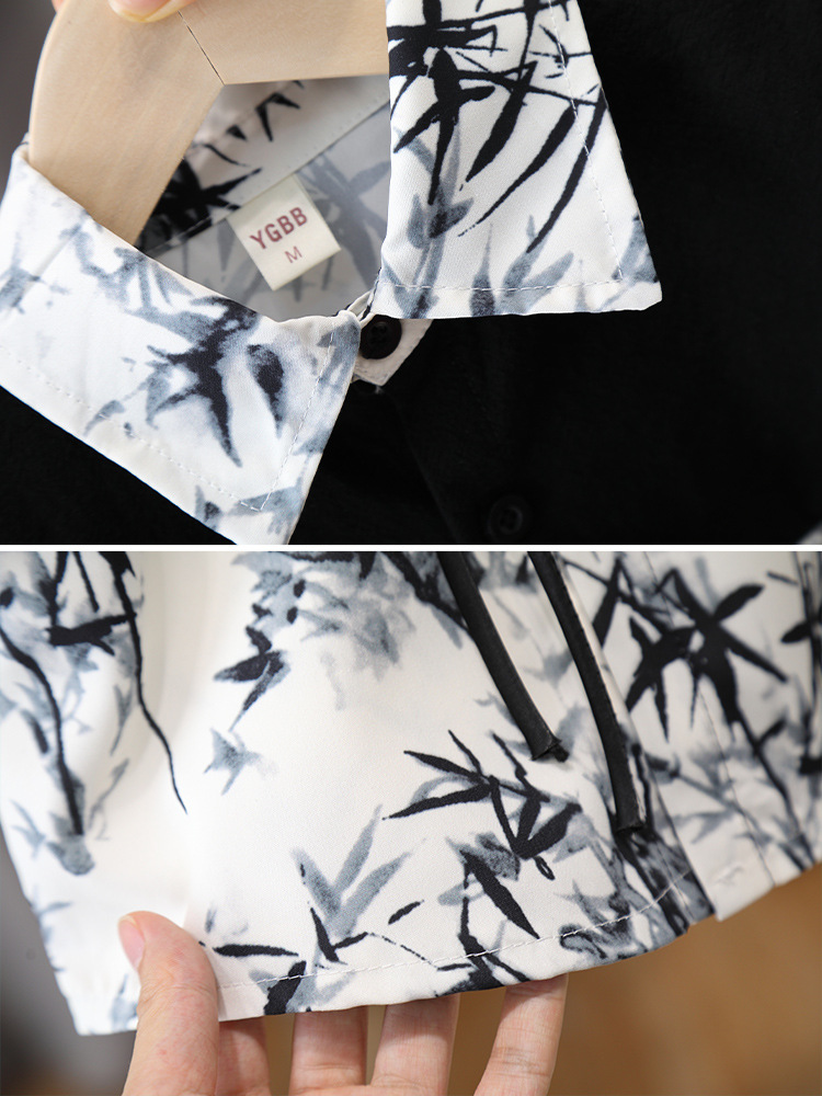 5874 Traje chino nuevo para niños 2024 Camisa de bebé Hanfu de manga larga para niños de primavera y otoño de nuevo estilo Traje de dos piezas