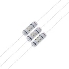 KNP绕线电阻2W 5.6R 6.2R 6.8R 7.5R 12R欧姆 5% 线绕保险丝电阻