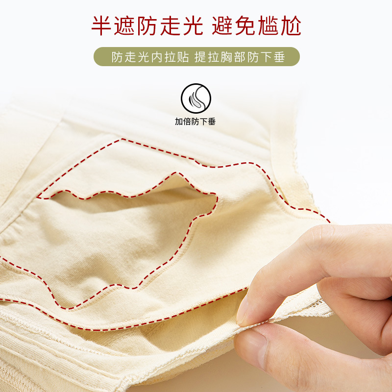 Ropa interior de talla grande transfronteriza de Enfermería de mujer sujetador de talla grande sujetador de mujer embarazada enfermería especial de mujer embarazada delgada sin anillo de acero