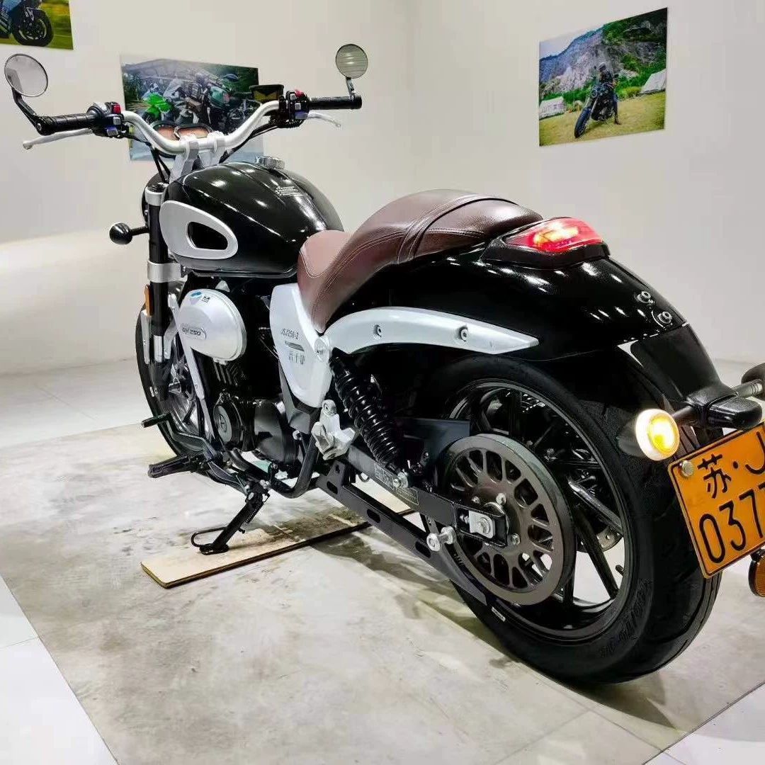 Джаззи двойной цилиндр воздушное охлаждение 250 Джаззи DX250 мотоцикл V-образный цилиндр ретро принц автомобиль Национальный IV EFI