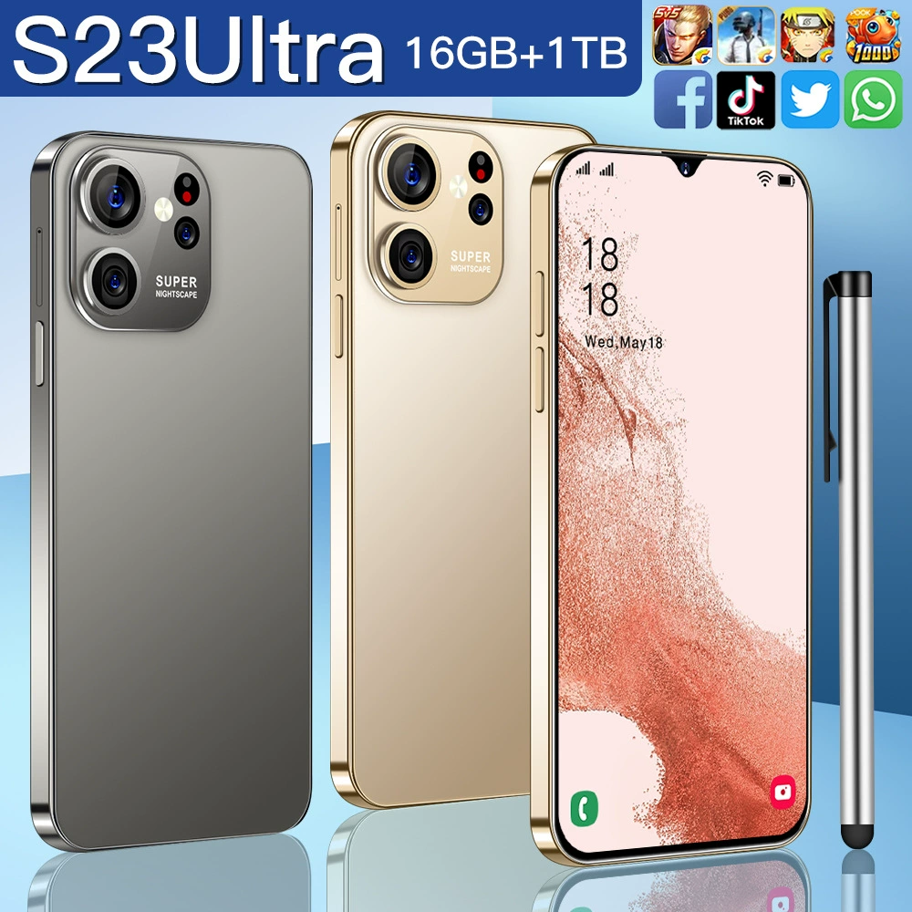 Умные часы, мобильный телефон, вырез в экране, S23, Android, 8 дюймов, широкий экран