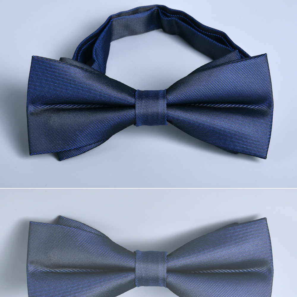 18g Weight Tie Classification Polyester Material Solid Color, Bow Knot Pattern All Seasons Season Men's Gender Elegant Style Elegant Solid Color Bow Knot Polyester Men's Tie 5