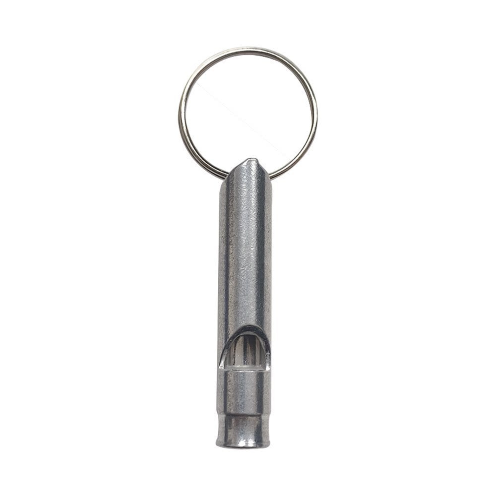 Portable Outdoor Whistle - Silver Aluminum Alloy - 1 piece