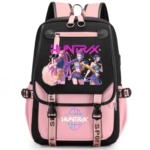 O Backpack/Black Pink Witch Hunters 05