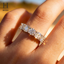 S925���yDɫĪɣʯ2CT5MM���s��Ȧ��ָ�僰׽�㙿羳