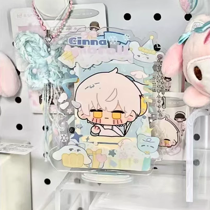 Акриловая подставка Sanrio, трехдюймовая небольшая карточная настольная подставка-стенд, декоративный аксессуар