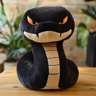 Cross-Border Cobra Plush Toy Pillow Prank Doll Gift Doll Year of the Snake Mascot Simulation Cartoon