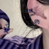 Snake Butterfly Ear Bone Clip Earrings