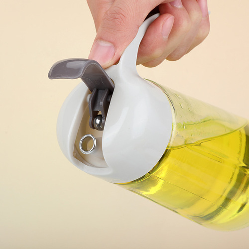 Glass oil pot automatic opening and closing oil bottle does not drip or hang oil leak-proof oil pot home kitchen large capacity soy sauce vinegar bottle